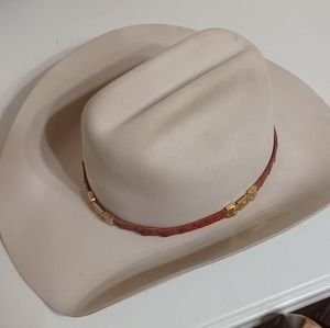 10x Beaver Felt Size 7 Original Wrangler Silverbelly Cowboy Hat
